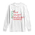 Funny Christmas Long Sleeve Shirt Nice Naughty Insufficient Evidence TS09 White Print Your Wear