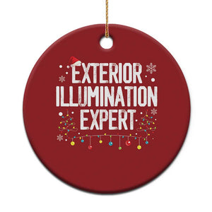 Funny Xmas Christmas Ornament Exterior Illumination Expert Christmas Lights TS09 Print Your Wear