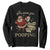 Funny Christmas Sweatshirt He Sees You When You Are Pooping TS09 Black Print Your Wear