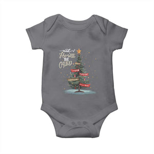 Xmas Christian Baby Onesie He Will Be Called Wonderful Counselor TS09 Charcoal Print Your Wear