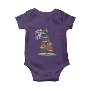 Xmas Christian Baby Onesie He Will Be Called Wonderful Counselor TS09 Purple Print Your Wear