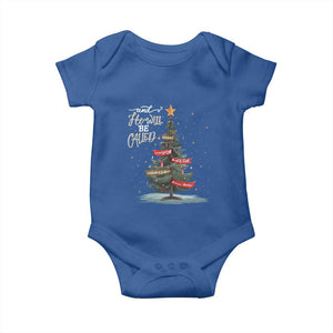 Xmas Christian Baby Onesie He Will Be Called Wonderful Counselor TS09 Royal Blue Print Your Wear