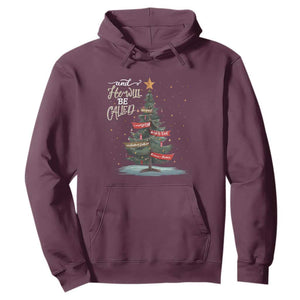 Xmas Christian Hoodie He Will Be Called Wonderful Counselor TS09 Maroon Print Your Wear