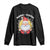 Christmas Yoga Long Sleeve Shirt Nama Sleigh Cute Santa TS09 Black Print Your Wear