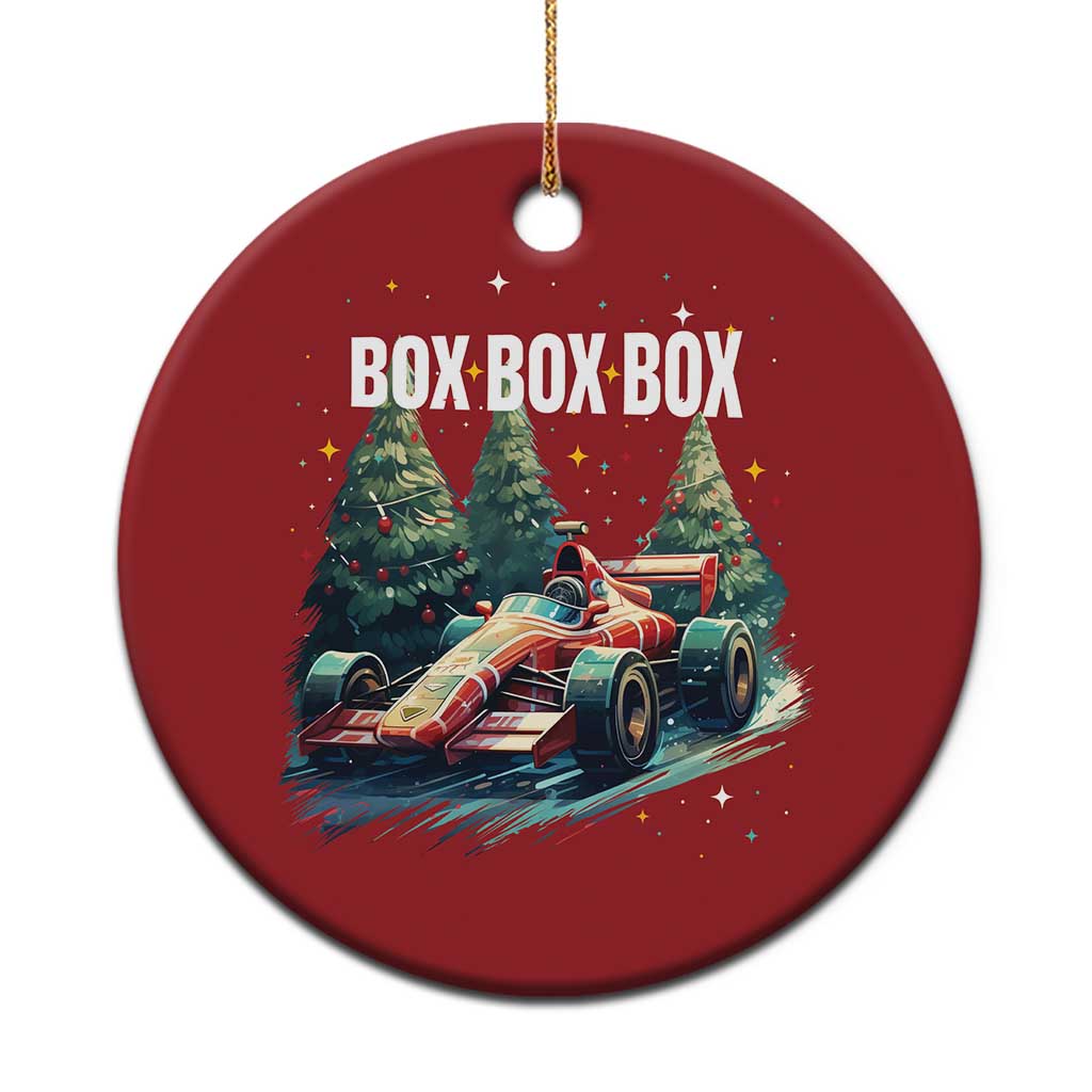 Xmas Car Racing Christmas Ornament Box Box Box Xmas Tree Colorful Light TS09 Print Your Wear