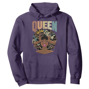 Educated Strong Black Queen African Americans Hoodie TS09 Purple Printyourwear