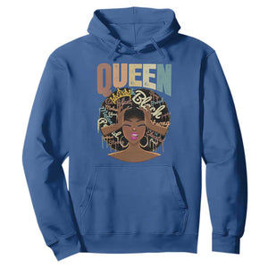 Educated Strong Black Queen African Americans Hoodie TS09 Royal Blue Printyourwear