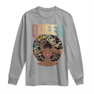 African Americans Teacher Long Sleeve Shirt Educated Strong Black Queen Women TS09 Sport Gray Print Your Wear