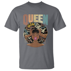 Educated Strong Black Queen African Americans T Shirt TS09 Charcoal Printyourwear