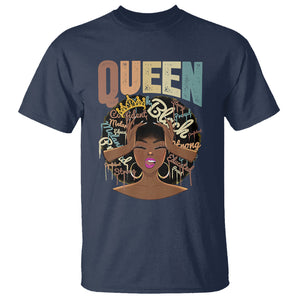 Educated Strong Black Queen African Americans T Shirt TS09 Navy Printyourwear