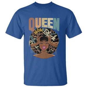 Educated Strong Black Queen African Americans T Shirt TS09 Royal Blue Printyourwear