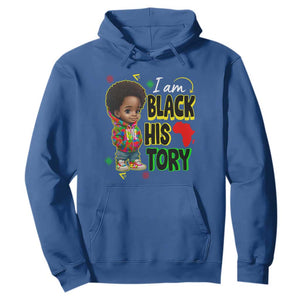 Handsome Kids Boys I Am Black History Month Hoodie TS09 Royal Blue Printyourwear