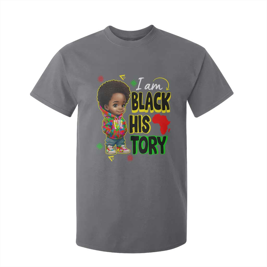 Handsome Kids Boys I Am Black History Month T Shirt For Kid TS09 Charcoal Printyourwear