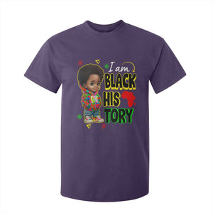 Handsome Kids Boys I Am Black History Month T Shirt For Kid TS09 Purple Printyourwear