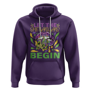 Mardi Gras Hoodie Let The Shenanigans Begin Leopard Lips TS09 Purple Printyourwear