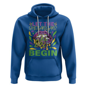 Mardi Gras Hoodie Let The Shenanigans Begin Leopard Lips TS09 Royal Blue Printyourwear