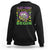 Mardi Gras Sweatshirt Let The Shenanigans Begin Leopard Lips TS09 Black Printyourwear