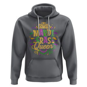 Mardi Gras Queen Hoodie Parade Party Fat Tuesday New Orleans TS09 Charcoal Printyourwear