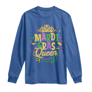 Mardi Gras Queen Long Sleeve Shirt Parade Party Fat Tuesday New Orleans TS09 Royal Blue Print Your Wear