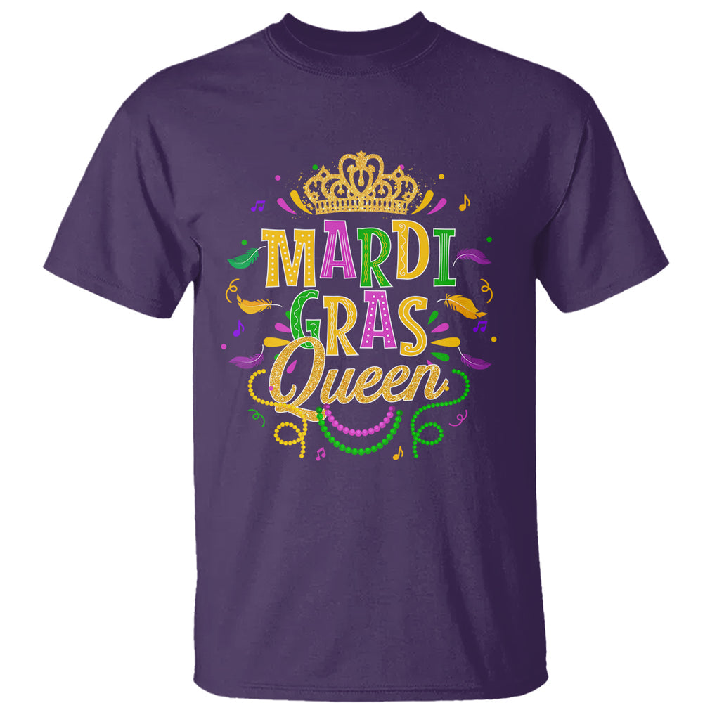 Mardi Gras Queen T Shirt Parade Party Fat Tuesday New Orleans TS09 Purple Printyourwear