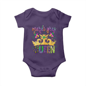 Mardi Gras Queen Carnival New Orleans Baby Onesie TS09 Purple Print Your Wear