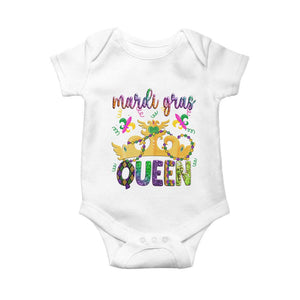 Mardi Gras Queen Carnival New Orleans Baby Onesie TS09 White Print Your Wear