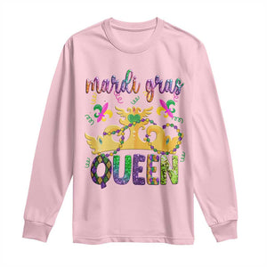 Mardi Gras Queen Carnival New Orleans Long Sleeve Shirt TS09 Light Pink Print Your Wear