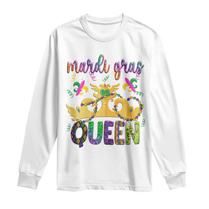 Mardi Gras Queen Carnival New Orleans Long Sleeve Shirt TS09 White Print Your Wear