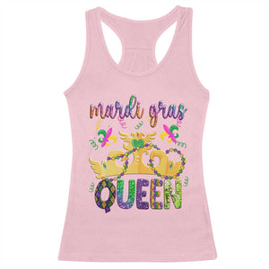 Mardi Gras Queen Carnival New Orleans Racerback Tank Top TS09 Light Pink Print Your Wear