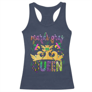 Mardi Gras Queen Carnival New Orleans Racerback Tank Top TS09 Navy Print Your Wear