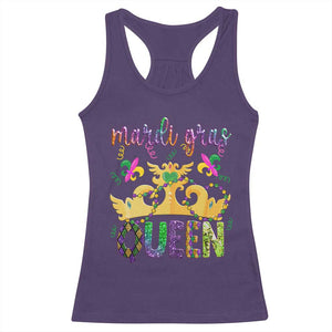 Mardi Gras Queen Carnival New Orleans Racerback Tank Top TS09 Purple Print Your Wear