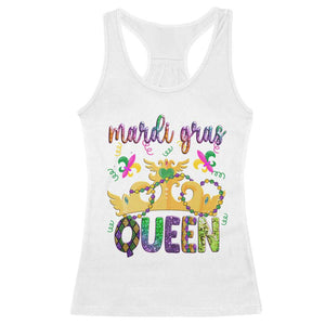 Mardi Gras Queen Carnival New Orleans Racerback Tank Top TS09 White Print Your Wear