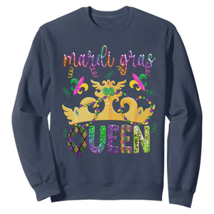 Mardi Gras Queen Carnival New Orleans Sweatshirt TS09 Navy Print Your Wear