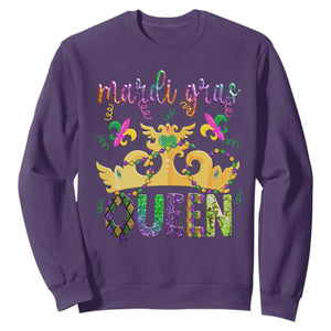 Mardi Gras Queen Carnival New Orleans Sweatshirt TS09 Purple Print Your Wear