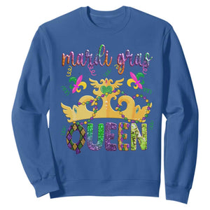 Mardi Gras Queen Carnival New Orleans Sweatshirt TS09 Royal Blue Print Your Wear