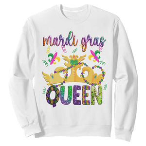 Mardi Gras Queen Carnival New Orleans Sweatshirt TS09 White Print Your Wear