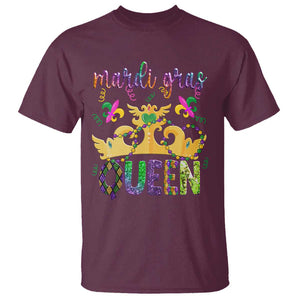 Mardi Gras Queen Carnival New Orleans T Shirt TS09 Maroon Print Your Wear