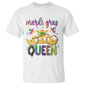 Mardi Gras Queen Carnival New Orleans T Shirt TS09 White Print Your Wear