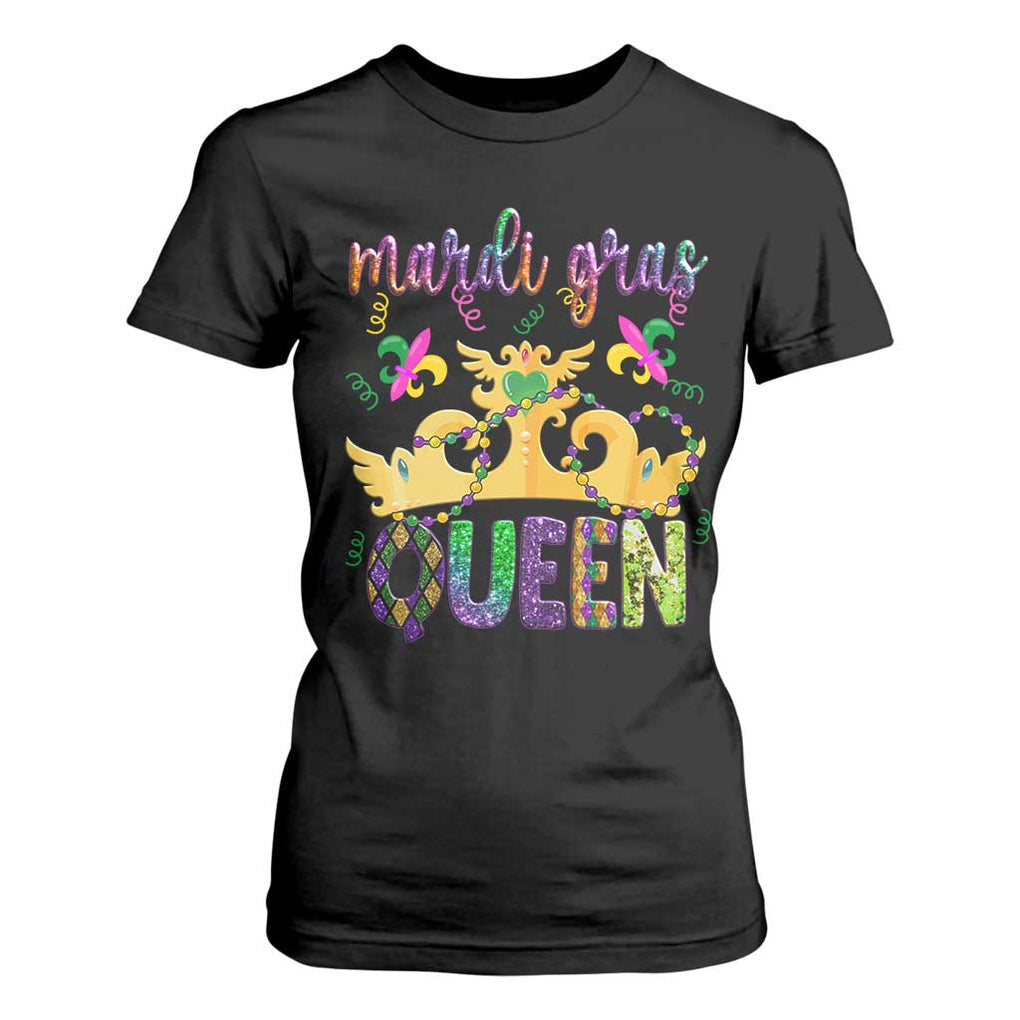 Mardi Gras Queen Carnival New Orleans T Shirt For Women TS09 Black Print Your Wear