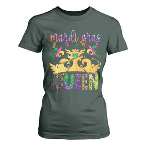 Mardi Gras Queen Carnival New Orleans T Shirt For Women TS09 Dark Forest Green Print Your Wear