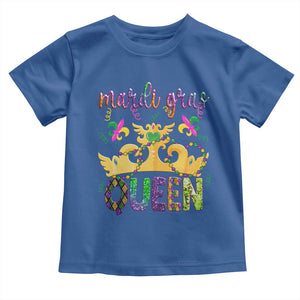 Mardi Gras Queen Carnival New Orleans Toddler T Shirt TS09 Royal Blue Print Your Wear