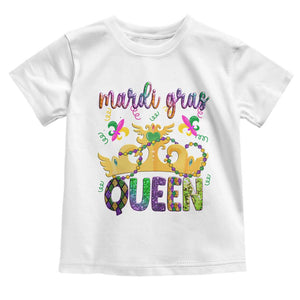 Mardi Gras Queen Carnival New Orleans Toddler T Shirt TS09 White Print Your Wear