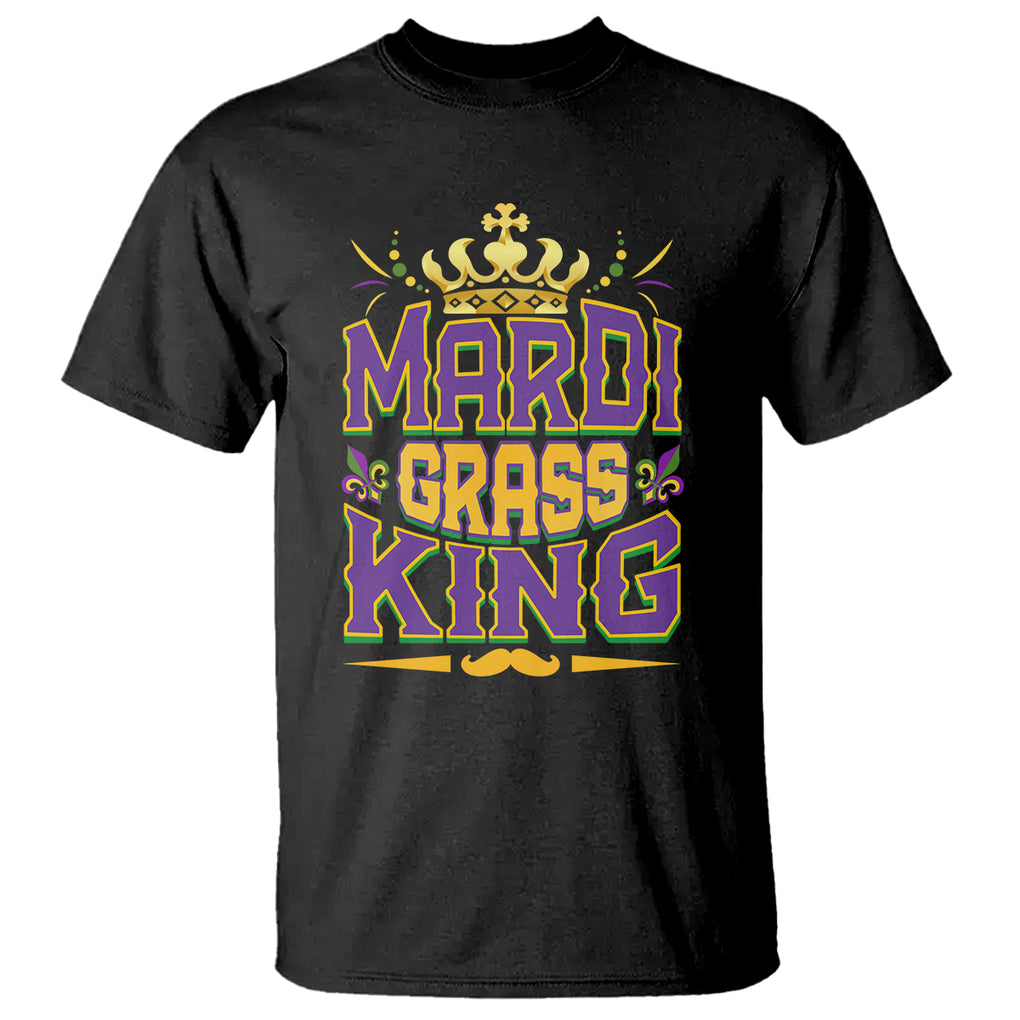 Mardi Gras King T Shirt Parade Party Fat Tuesday New Orleans TS09 Black Printyourwear