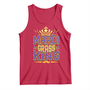 Mardi Gras King Tank Top Parade Party Fat Tuesday New Orleans TS09 Red Print Your Wear