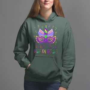 Mardi Gras Hoodie Little Miss Unicorn Cute Girl Women TS09 Dark Forest Green Printyourwear