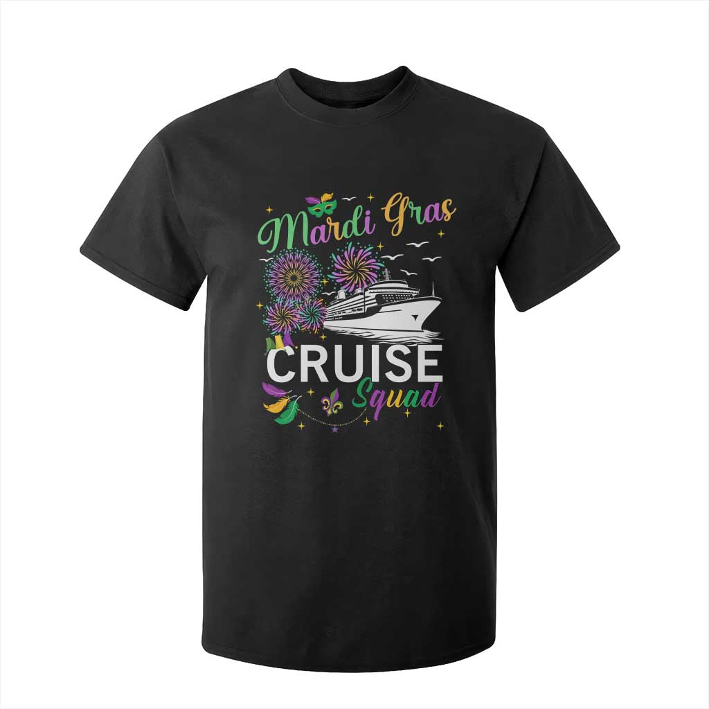 Mardi Gras T Shirt For Kid Cruise Squad Matching Group Family Vacation TS09 Black Print Your Wear