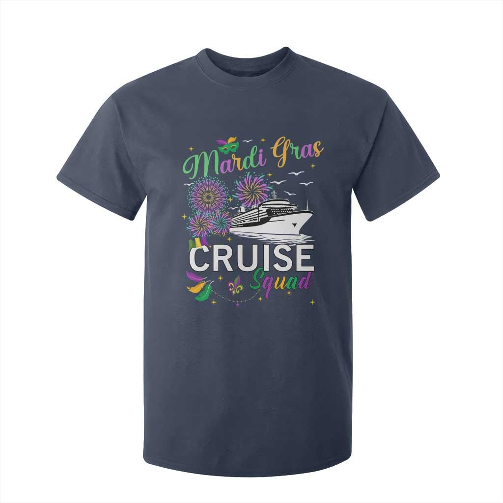 Mardi Gras T Shirt For Kid Cruise Squad Matching Group Family Vacation TS09 Navy Print Your Wear