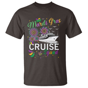 Mardi Gras T Shirt Cruise Squad Matching Group Family Vacation TS09 Dark Chocolate Printyourwear