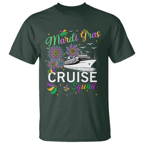 Mardi Gras T Shirt Cruise Squad Matching Group Family Vacation TS09 Dark Forest Green Printyourwear