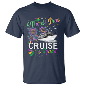 Mardi Gras T Shirt Cruise Squad Matching Group Family Vacation TS09 Navy Printyourwear